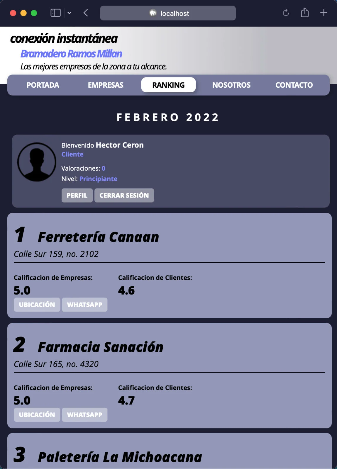 Conexión Instantánea